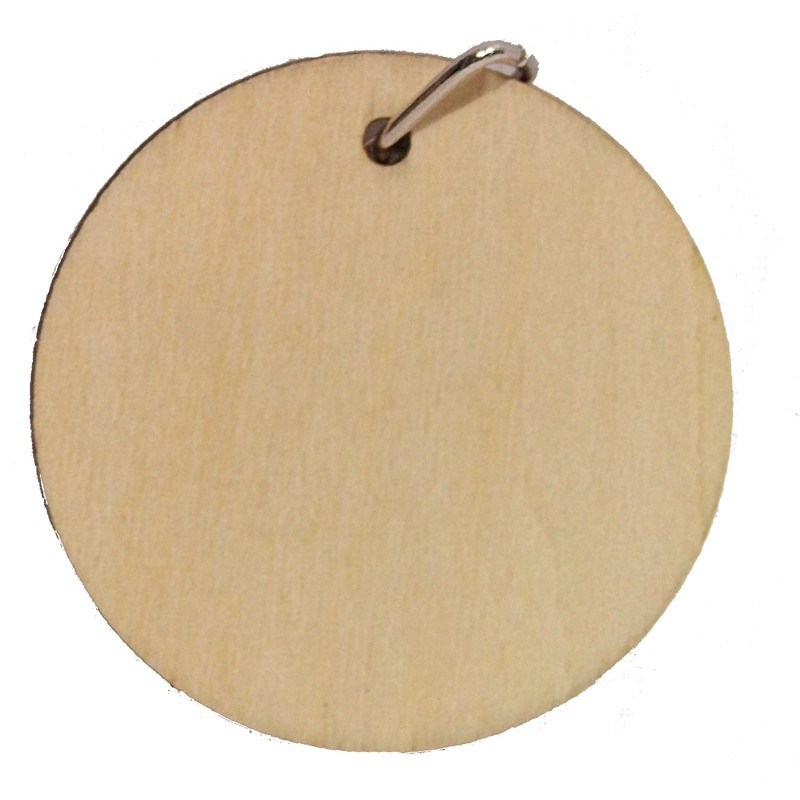 Personalised Circle Keyring