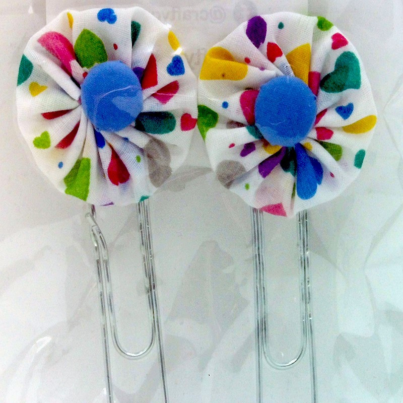 Paperclip Bookmark - Funky Heart