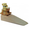 Personalised Door Stop - Bear on Rocking Horse