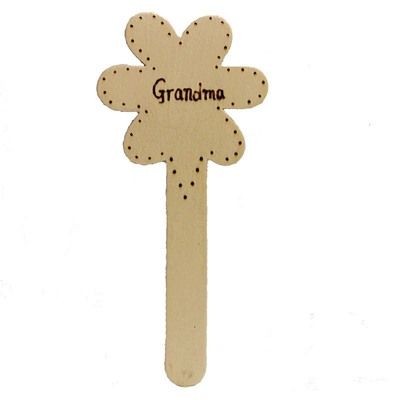 Personalised Flower Bookmark