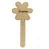 Personalised Flower Bookmark