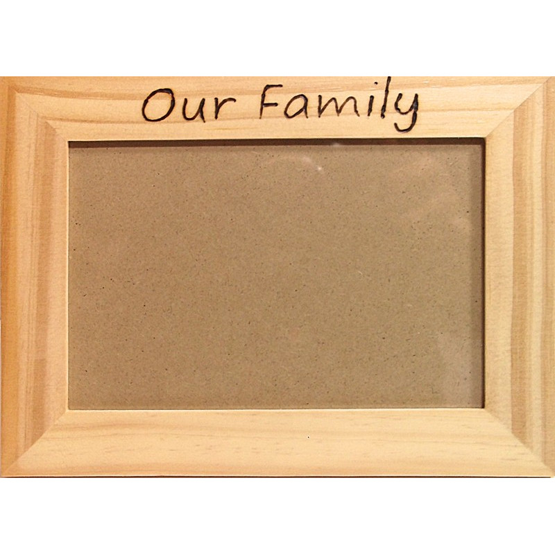 6x4 Wooden Photo Frame