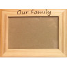 6x4 Wooden Photo Frame