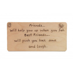 Friends will help you...