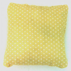 Mini Lavender Pillow - Beige Dot