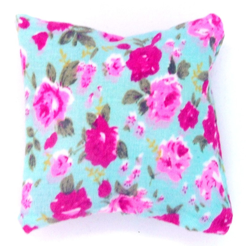 Mini Lavender Pillow - Blue & Pink Floral