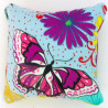 Mini Lavender Pillow - Blue Funky Butterfly