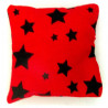 Mini Lavender Pillow - Red & Black Star