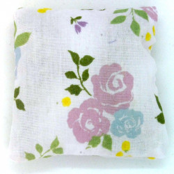Mini Lavender Pillow - White, Lilac & Blue Floral