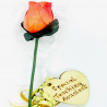 Single Wooden Rose - Orange - Special Teaching Assistant