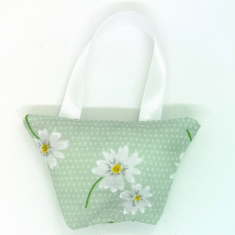 Mini Lavender Handbag - Mint Daisy