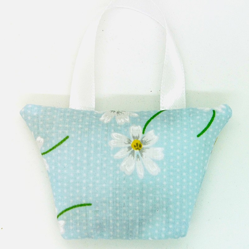 Lavender Handbag - Blue Daisy