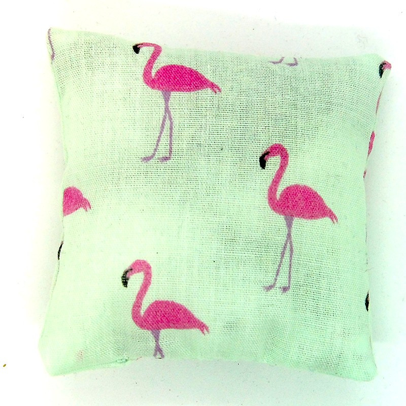 Mini Lavender Pillow - Mint Flamingo