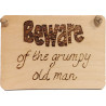 Rectangular Plaque - Beware of the Grumpy Old Man