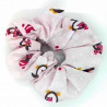 Christmas Pink Penguin Scrunchie