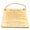 Marriage Rules Plaque