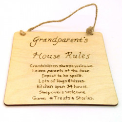 Grandparents House Rules...