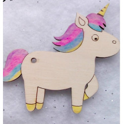 Personalised Unicorn Keyring