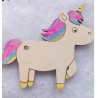 Personalised Unicorn Keyring