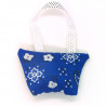 Lavender Handbag - Blue Paisley