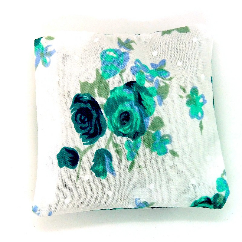 Mini Lavender Pillow - Teal Floral