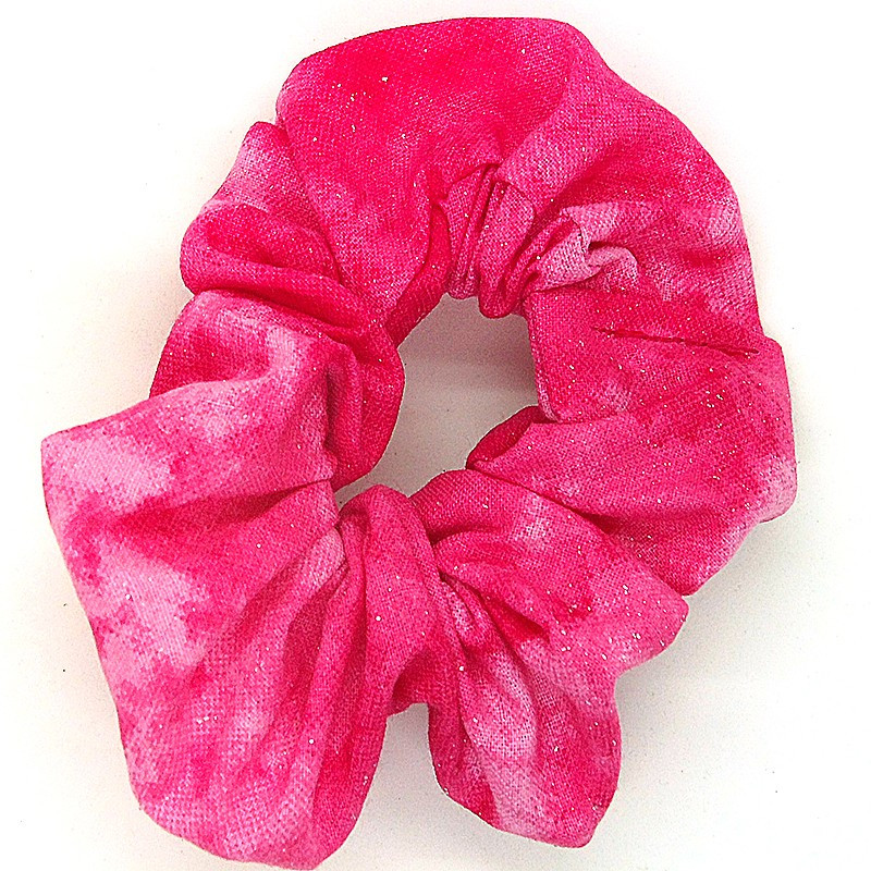 Rose Marble & Sparkle Scrunchie
