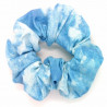 Sky Blue Marble & Sparkle Scrunchie