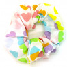 Pastel Hearts Scrunchie