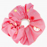 Pink Moon and Stars - Glow in the Dark Scrunchie