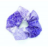 Purple Ombre Floral Scrunchie