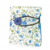 White and Blue Floral Sachet Wallet
