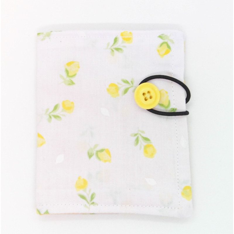 White and Yellow Floral Sachet Wallet