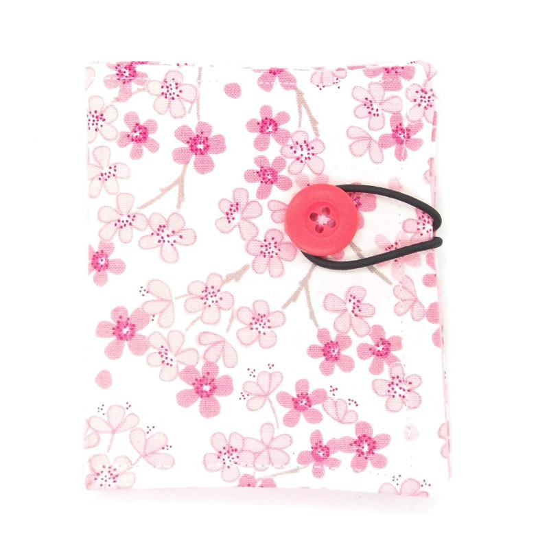 White and Pink Blossom Sachet Wallet