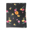 Black Floral Sachet Wallet