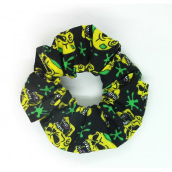 Toxic Waste Yellow Scrunchie