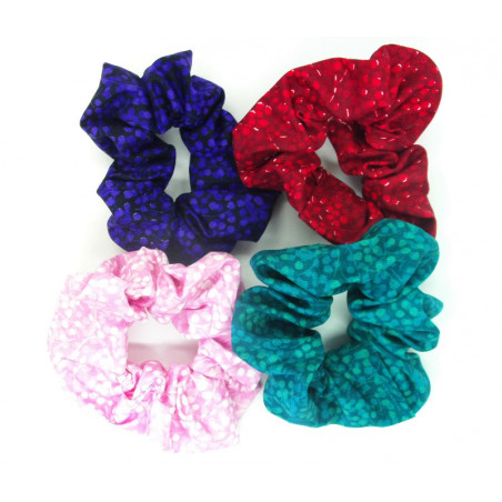 Set of 4 Very Berry Scrunchies