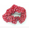 Red Mini Hearts Scrunchie