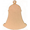 Personalised Wooden Bell Christmas Decoration