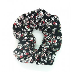 Set of 2 Pink Floral Scrunchies