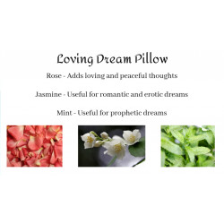 Loving Dream Pillow - Red Mini Hearts