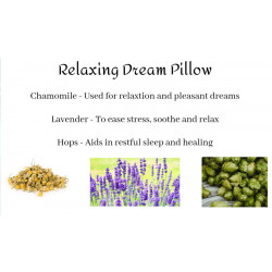 Relaxing Dream Pillow - Cream Dog Paws