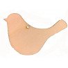 Personalised Wooden Robin Christman Decoration