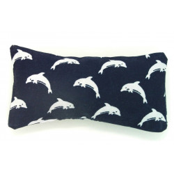Sweet Dream Pillow - Navy Dolphin