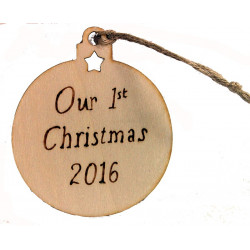 Personalised Bauble - Our...