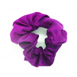 Purple Batik Scrunchie