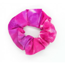 Purple & Pink Batik Scrunchie