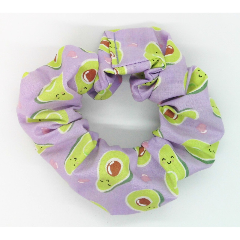 Purple Avocado Scrunchie