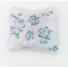 Mini Lavender Pillow - White and Blue Rose