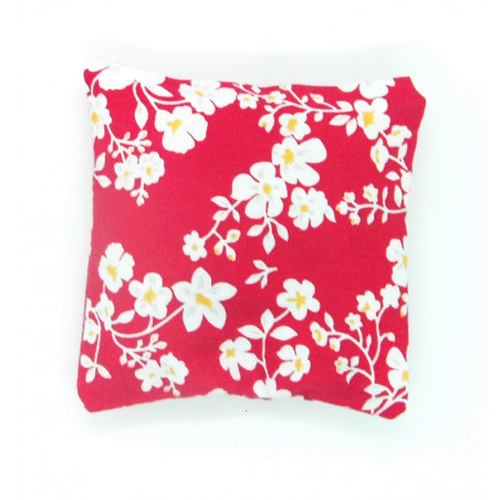 Mini Lavender Pillow - Red Floral