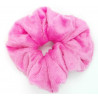 Pink Dimple Fleece Mega Scrunchie